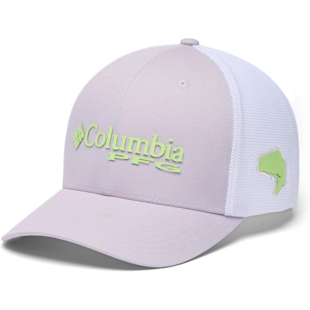 imageColumbia PFG Logo Mesh Ball CapLavender PearlWhiteBass