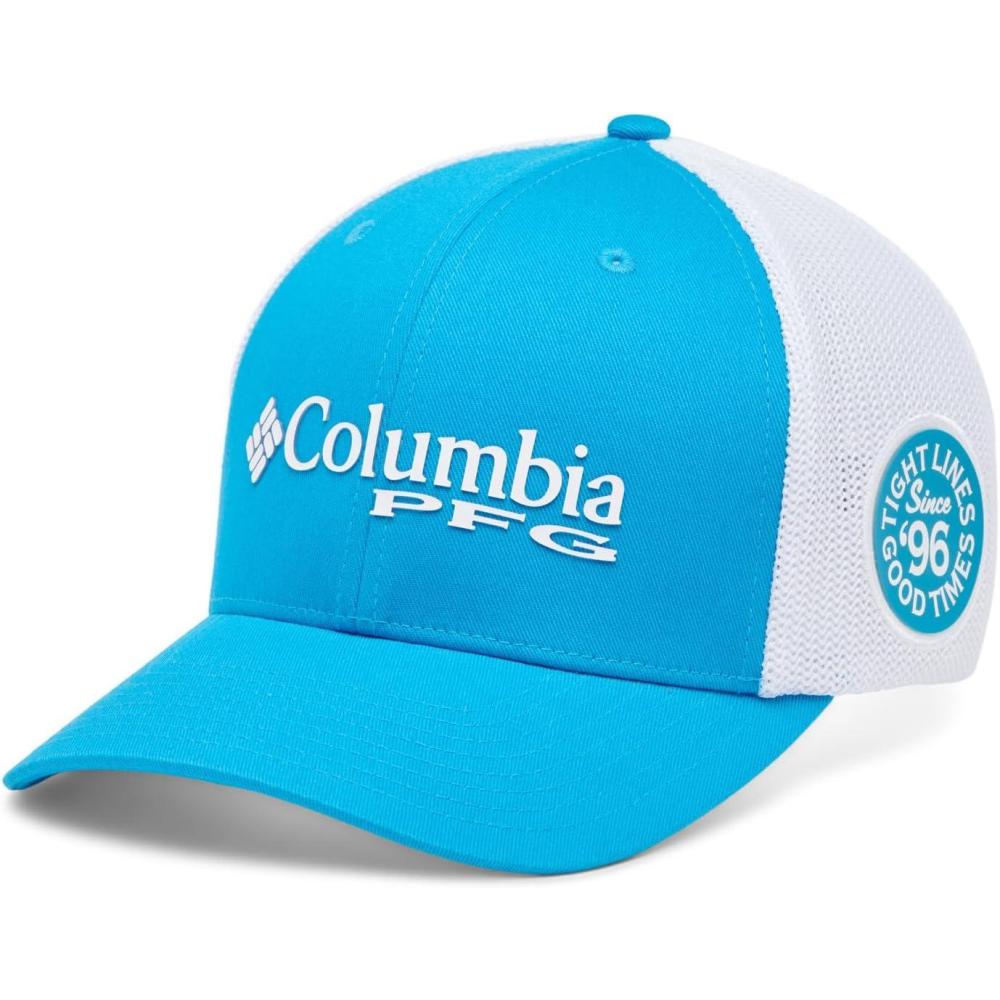 imageColumbia PFG Logo Mesh Ball CapOcean BlueWhite