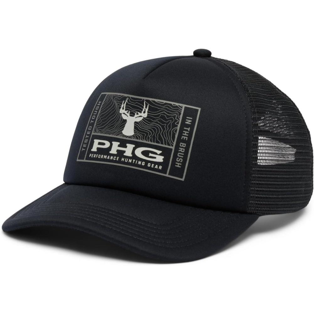 imageColumbia Unisex PHG Timberbuck Foam TruckerBlackDeer Patch
