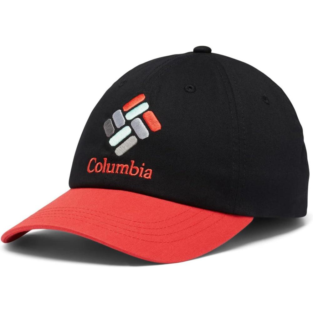 imageColumbia Unisex Provisions Ball Cap Lemon WashMountain LandscapeBlackRed Hibiscus Multi Gem