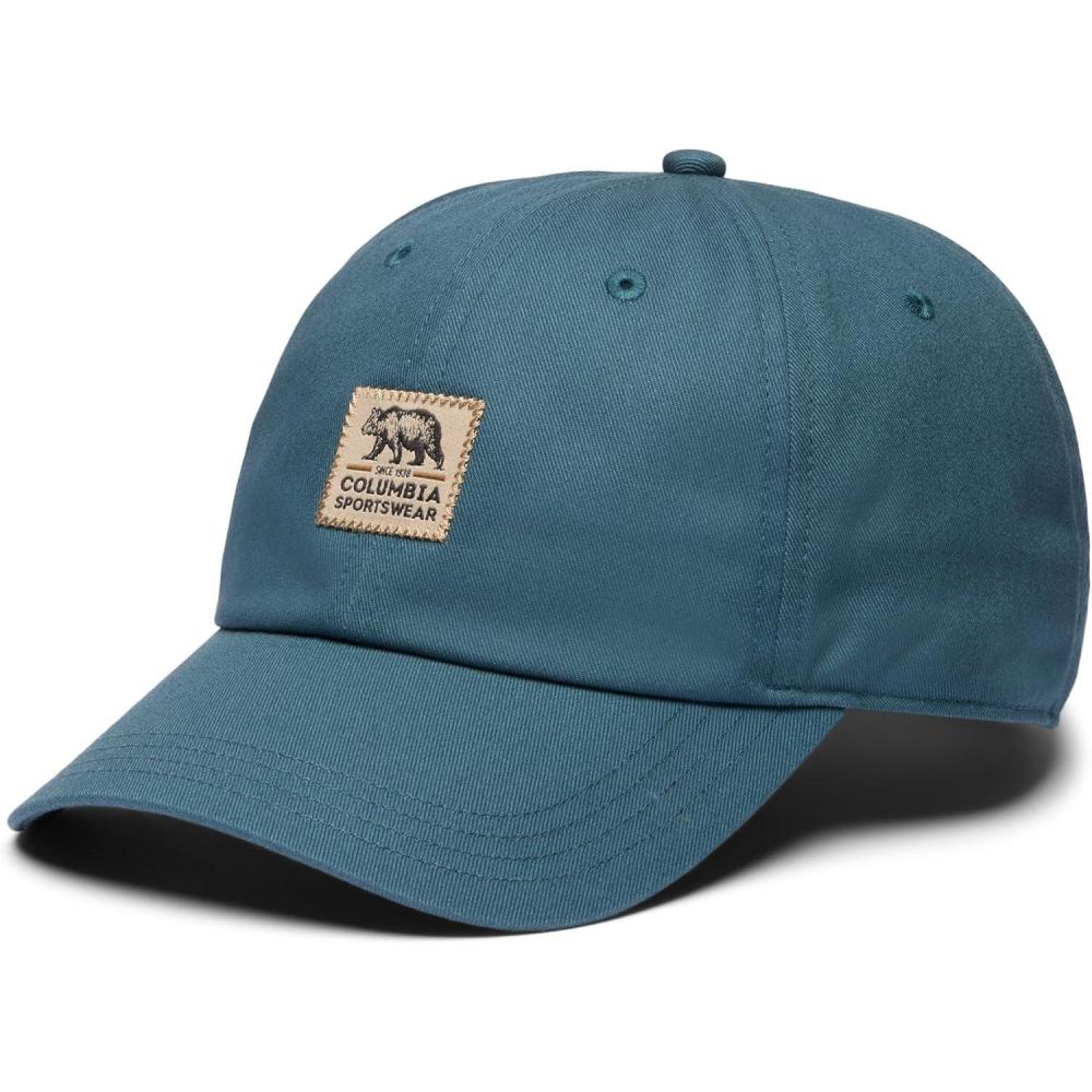 imageColumbia Unisex Provisions Ball Cap Lemon WashMountain LandscapeEverblueWoven Bear