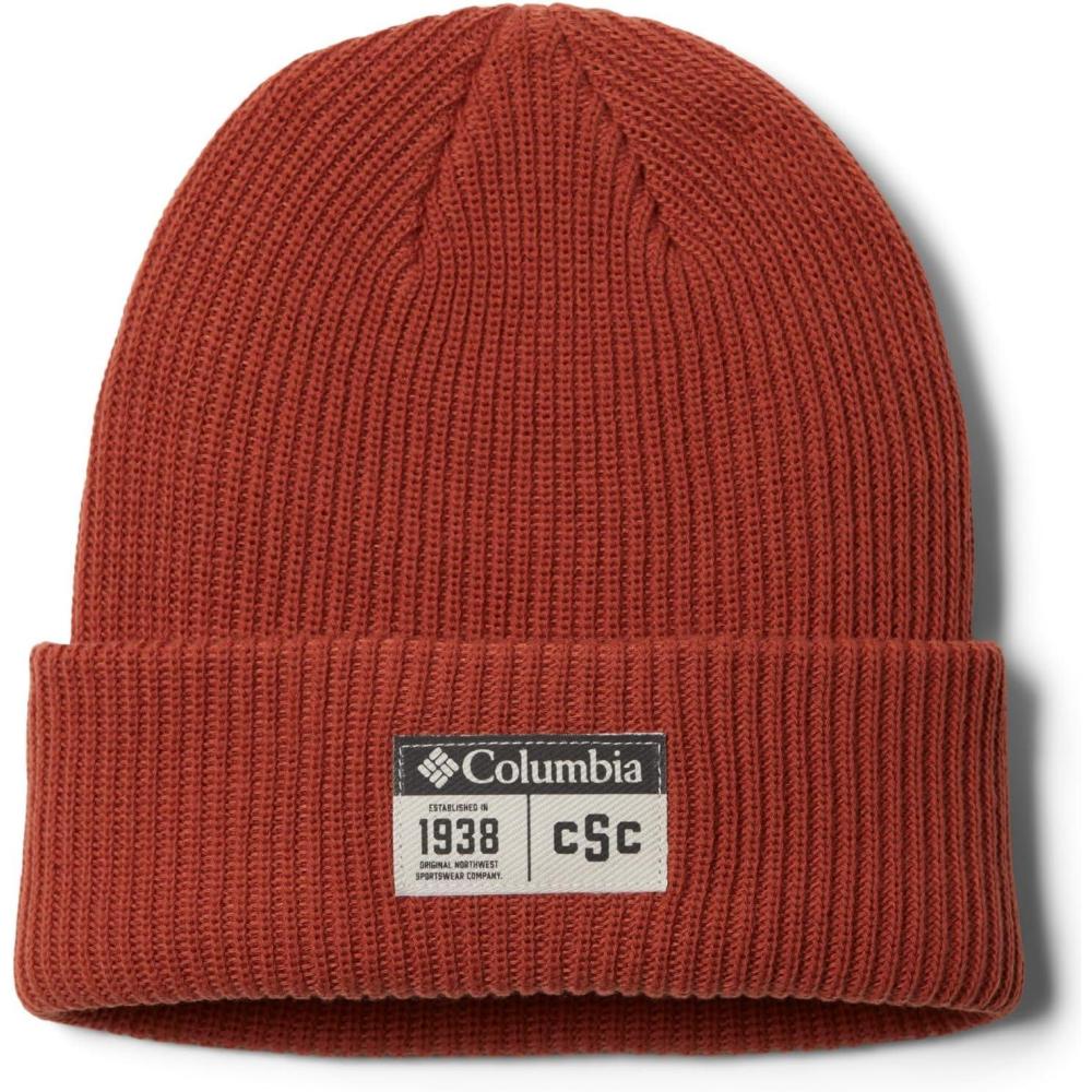 imageColumbia UnisexAdult Lost Lager Ii BeanieWarp Red Varsity Patch