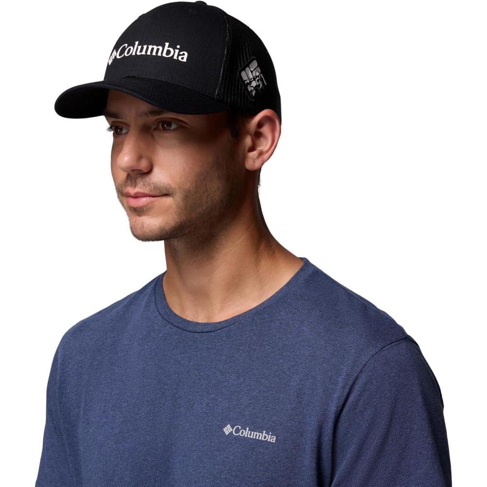 imageColumbia UnisexAdult Mesh Snap BackBlack