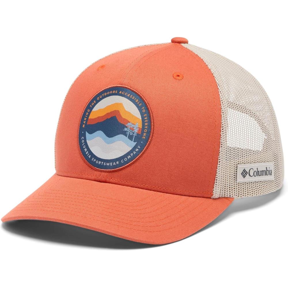 imageColumbia UnisexAdult Mesh Snap BackTuscanDark StoneDark Mountain