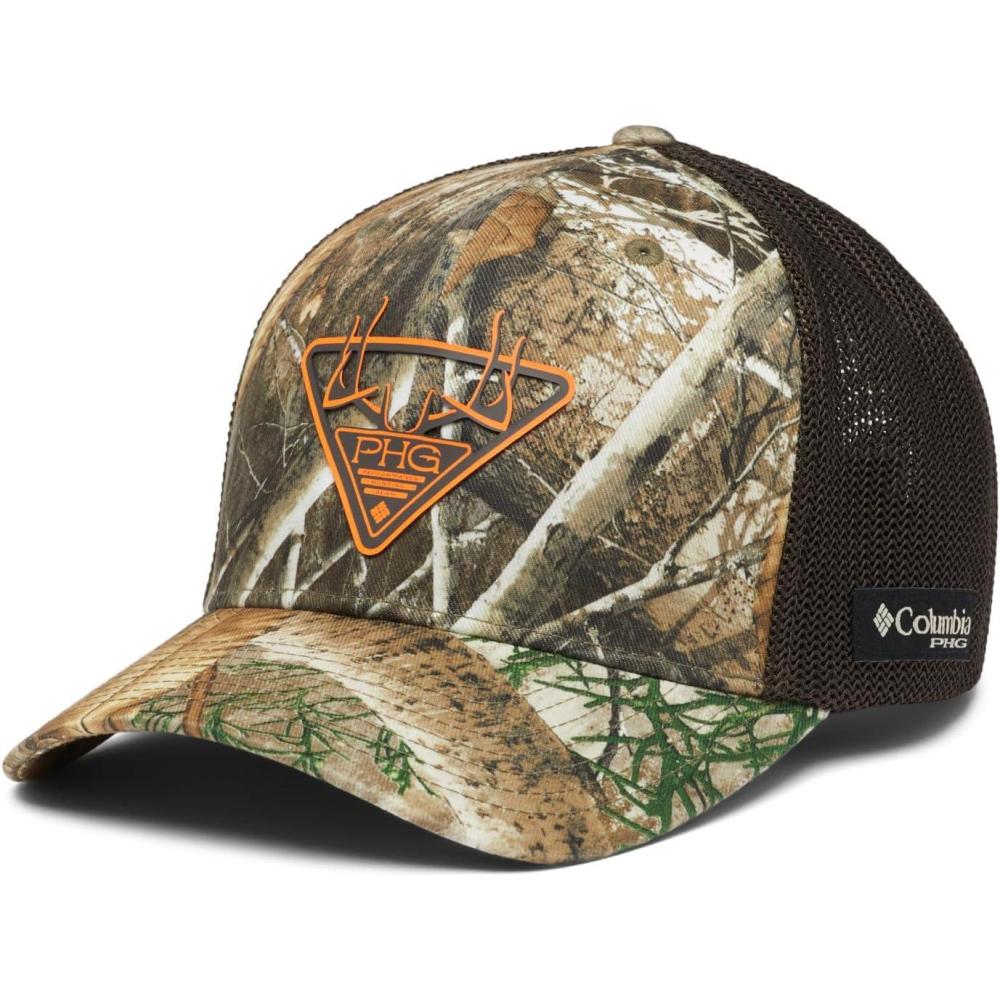 imageColumbia UnisexAdult PHG Camo Mesh Ball CapRealtree Edge Trifill Antlers
