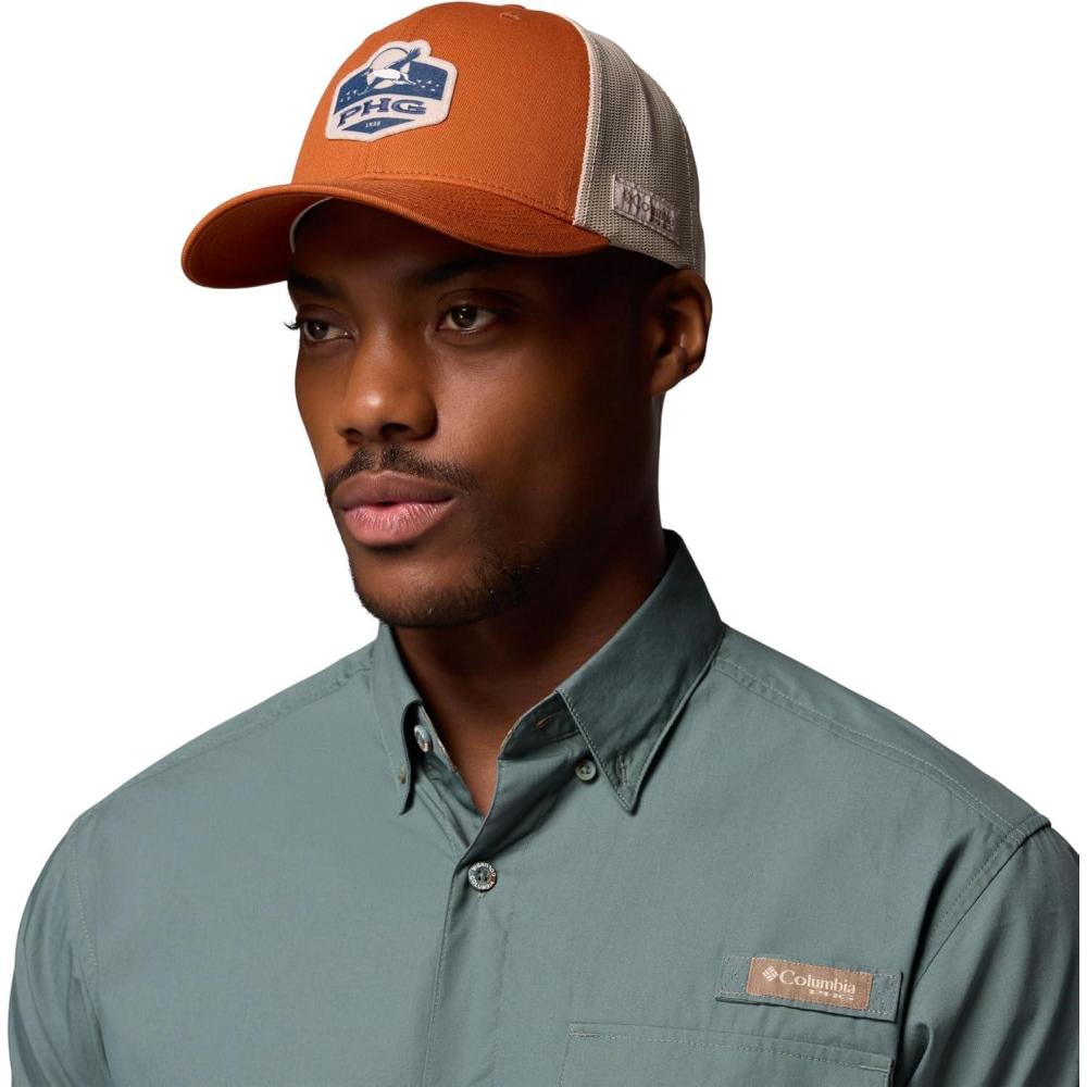 imageColumbia UnisexAdult PHG Patch Mesh Snap BackCedarSoaring Bird