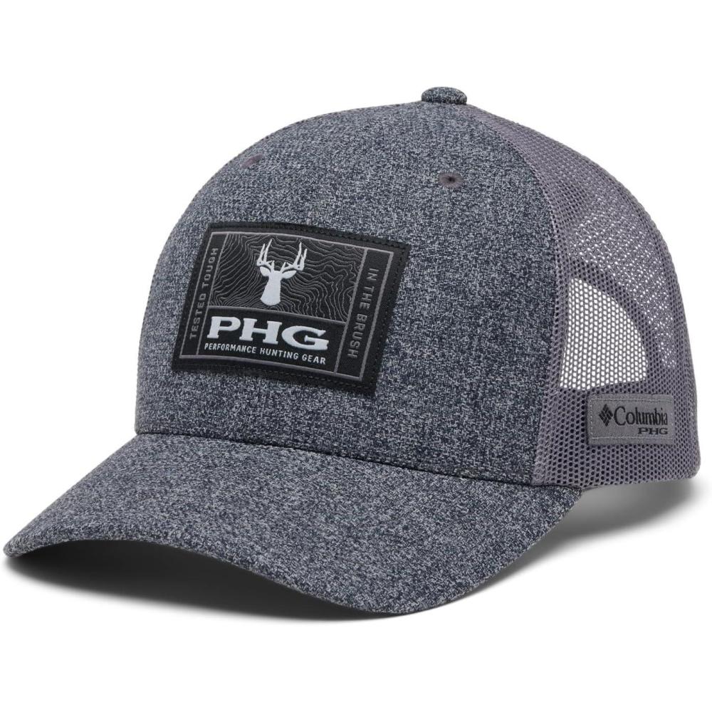 imageColumbia UnisexAdult PHG Patch Mesh Snap BackGrill HeatherCity GreyGame