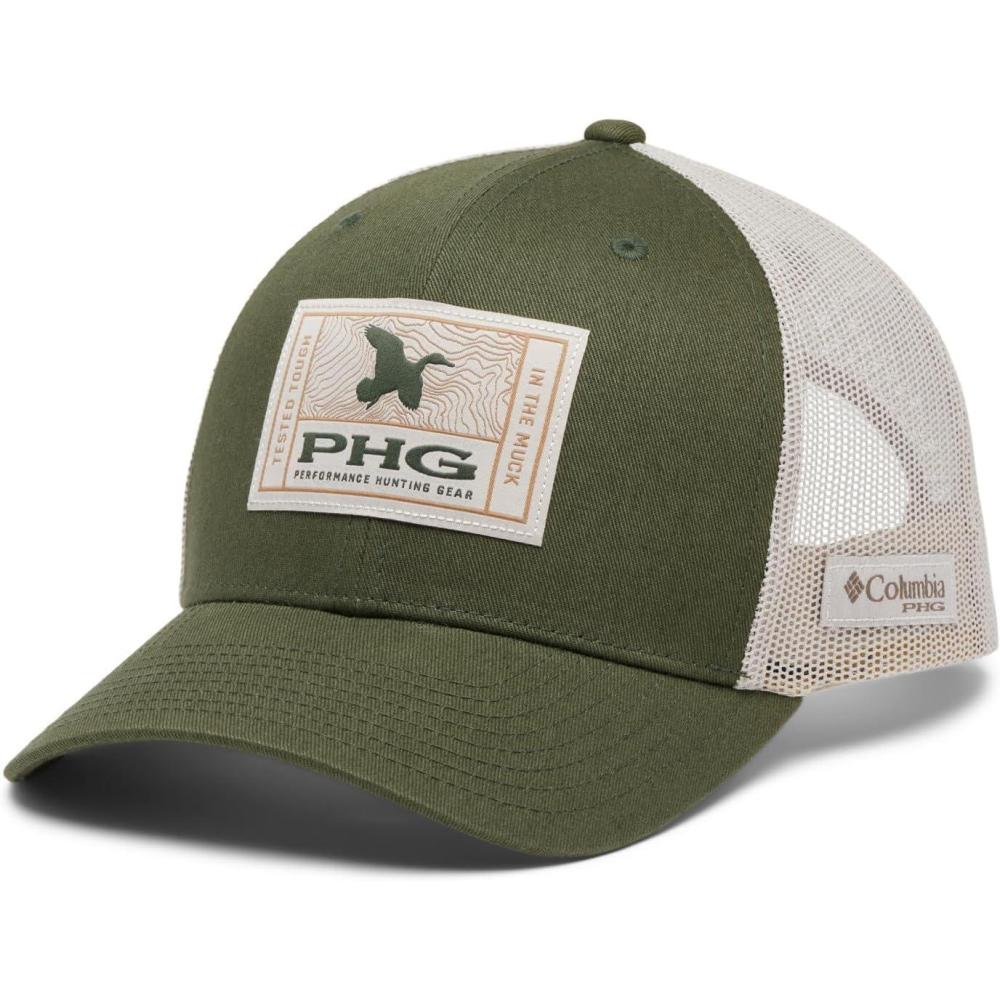 imageColumbia UnisexAdult PHG Patch Mesh Snap BackSurplus GreenDuck