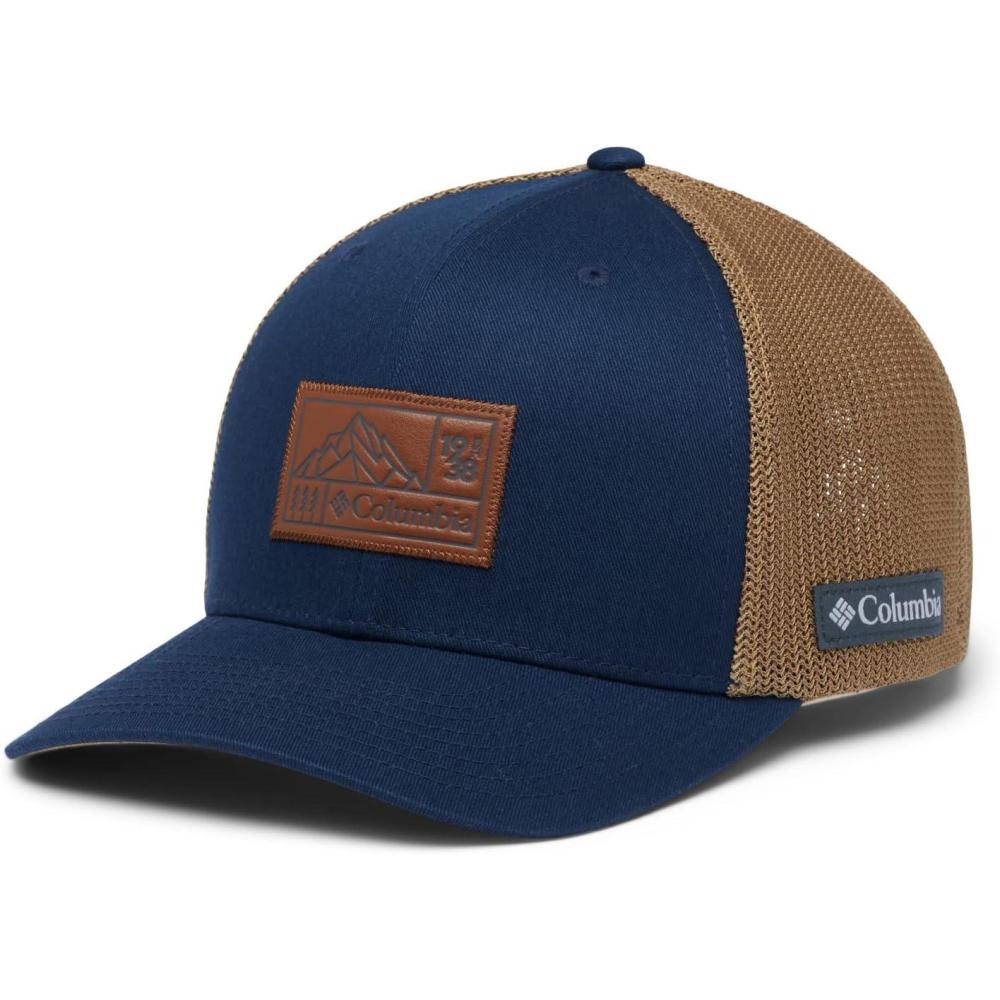 imageColumbia UnisexAdult Rugged Outdoor Mesh HatBaseball CapCollegiate NavyDeltaHike Icon