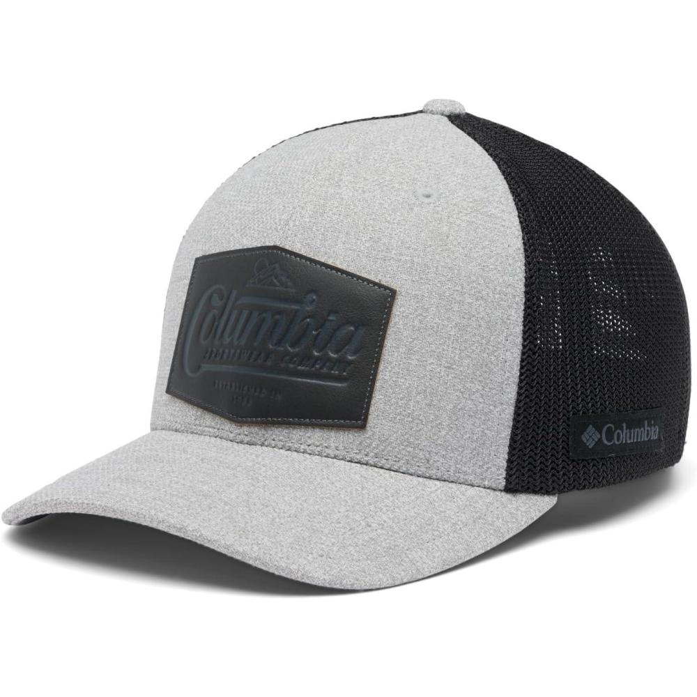 imageColumbia UnisexAdult Rugged Outdoor Mesh HatBaseball CapColumbia Grey HeatherBlackRoam Lands