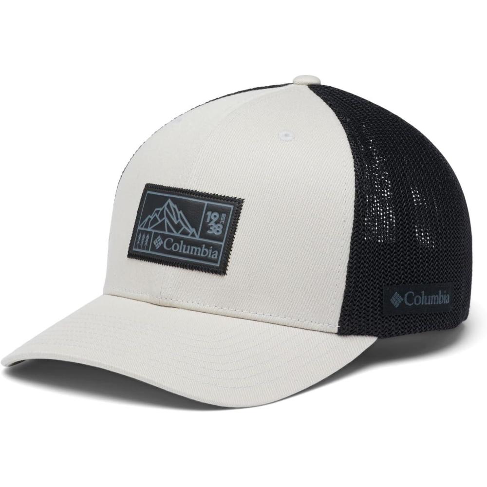 imageColumbia UnisexAdult Rugged Outdoor Mesh HatBaseball CapDark StoneBlackHike Icon