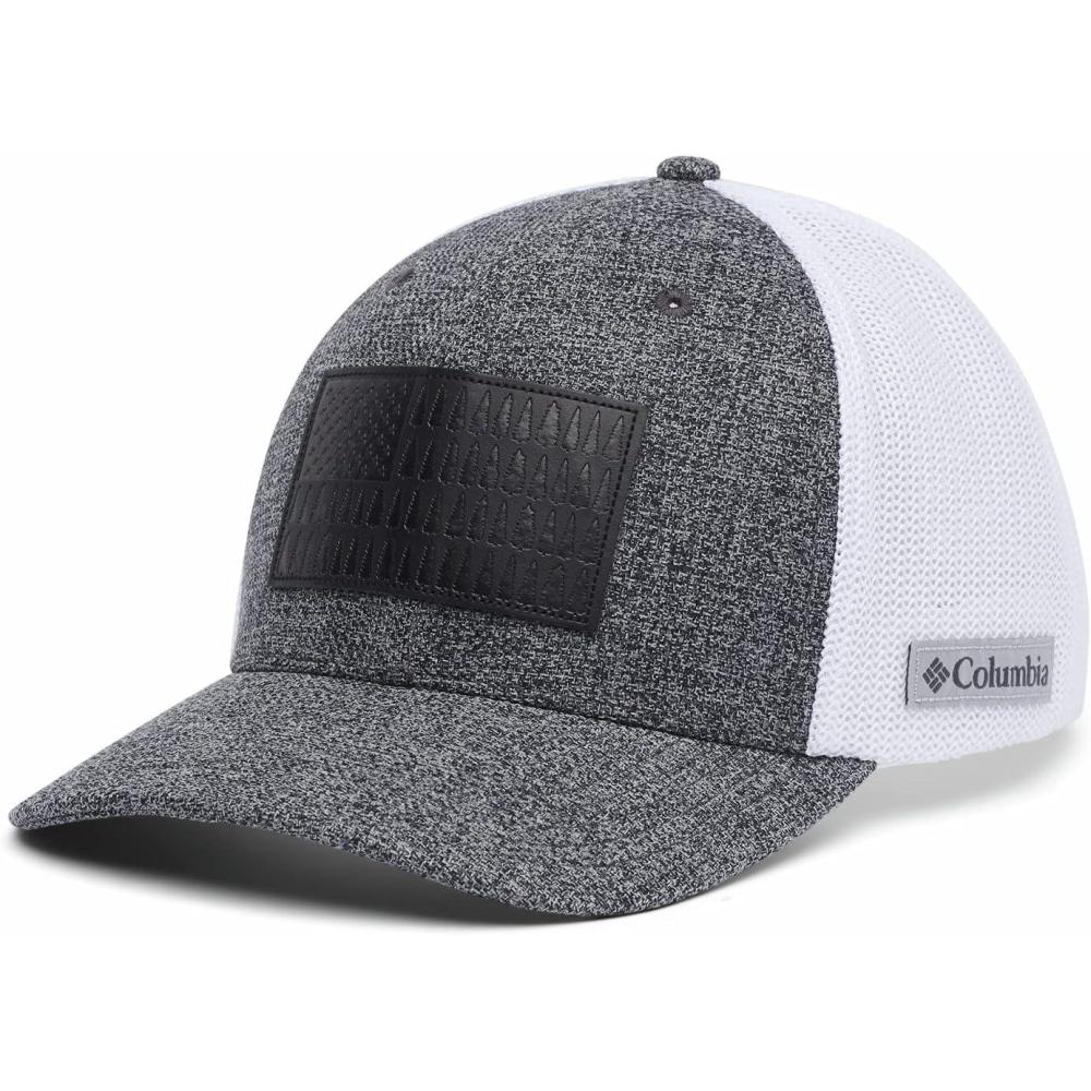 imageColumbia UnisexAdult Rugged Outdoor Mesh HatBaseball CapGrill HeatherWhiteTree Flag