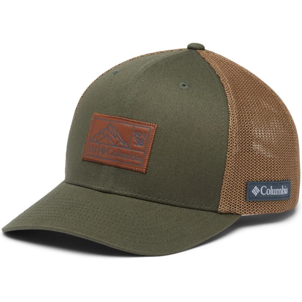 imageColumbia UnisexAdult Rugged Outdoor Mesh HatBaseball CapOlive GreenDeltaHike Icon