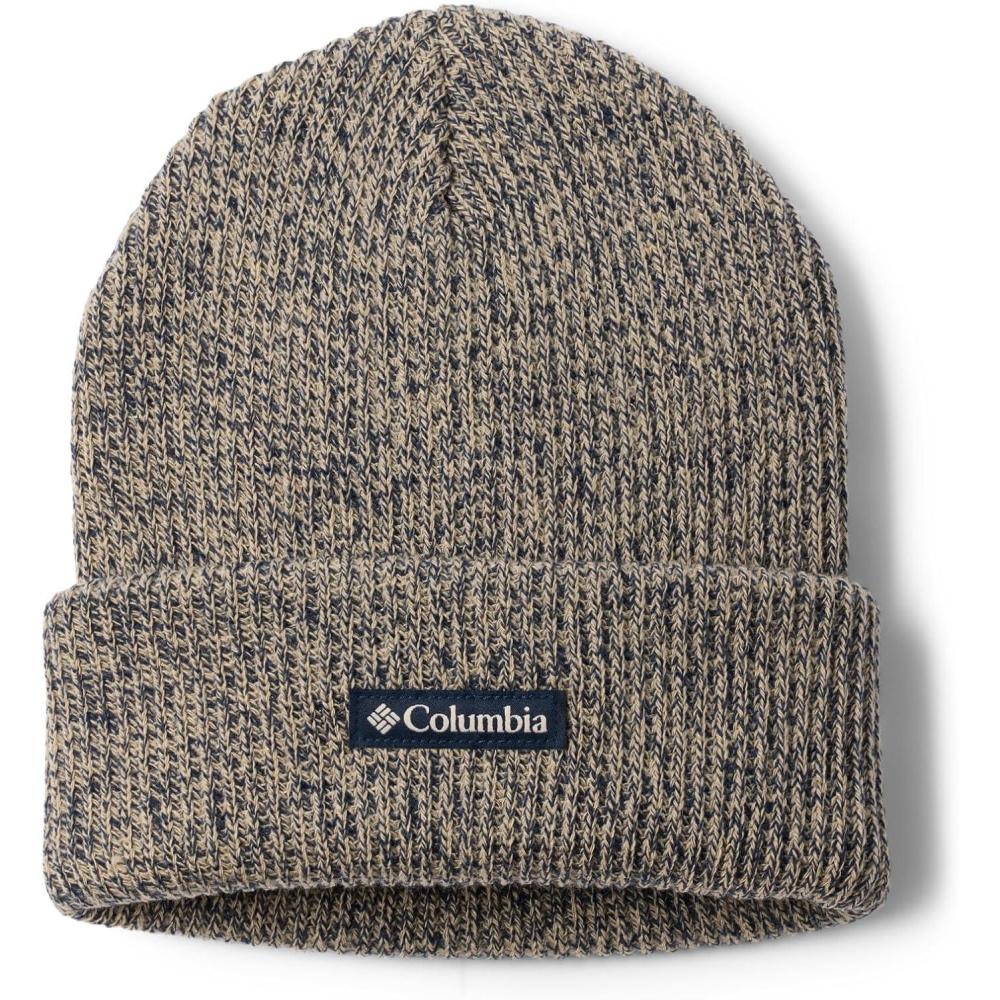 imageColumbia UnisexAdult Whirlibird Cuffed BeanieAncient FossilCollegiate Navy MarledLogo
