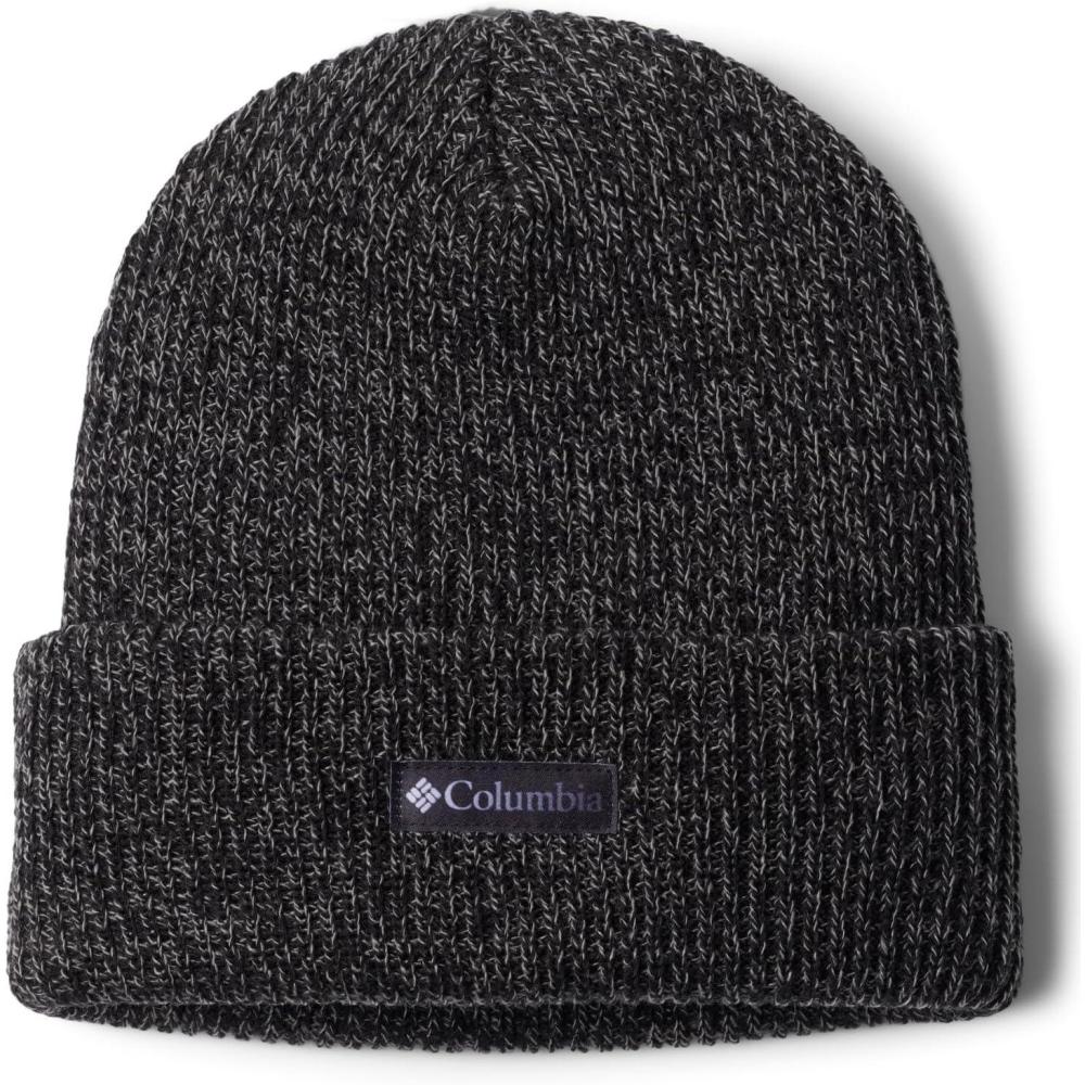 imageColumbia UnisexAdult Whirlibird Cuffed BeanieBlackCity Grey MarledGradient Logo