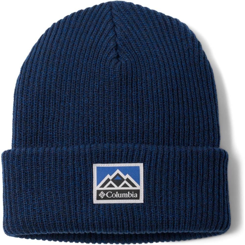 imageColumbia UnisexAdult Whirlibird Cuffed BeanieCollegiate NavyMtn Blue MarledMountains