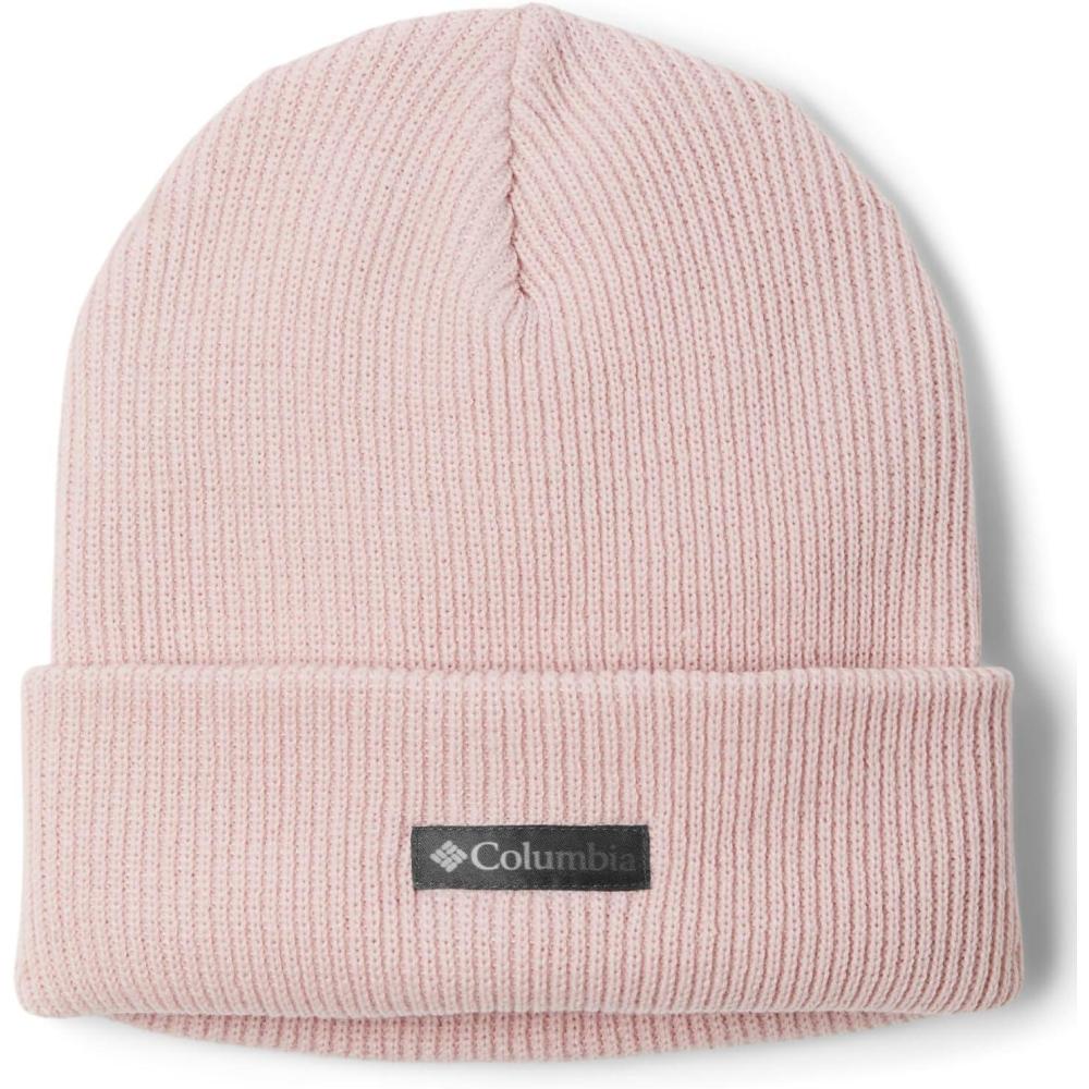 imageColumbia UnisexAdult Whirlibird Cuffed BeanieDusty PinkGradient Logo