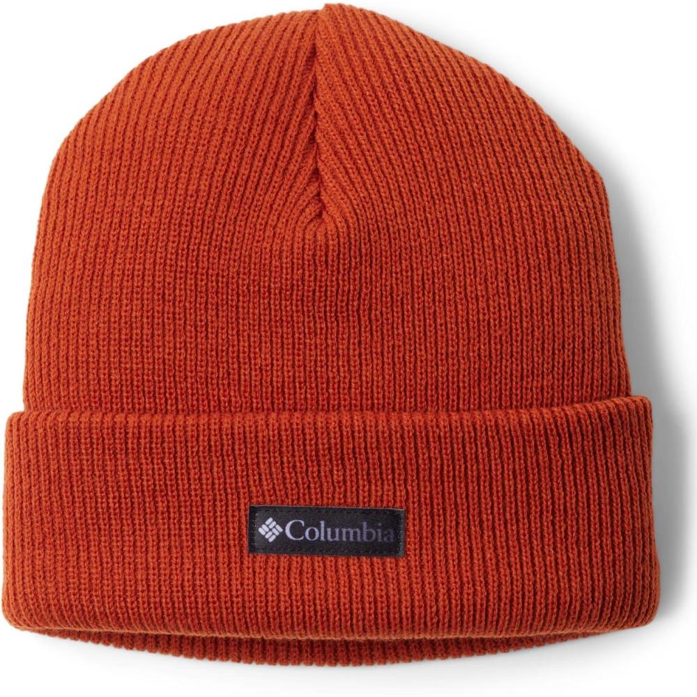 imageColumbia UnisexAdult Whirlibird Cuffed BeanieWarp RedGradient Logo