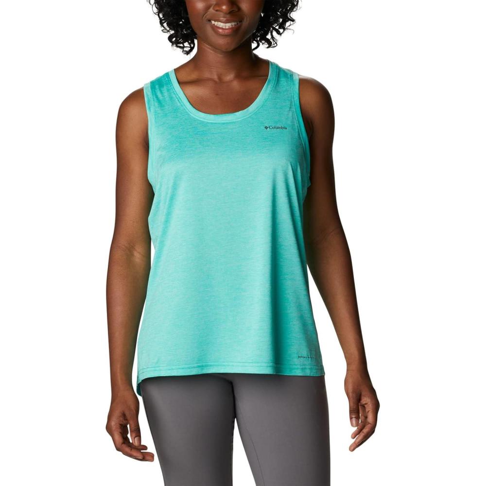 imageColumbia Womens Columbia Hike TankHiking ShirtElectric Turquoise Heather