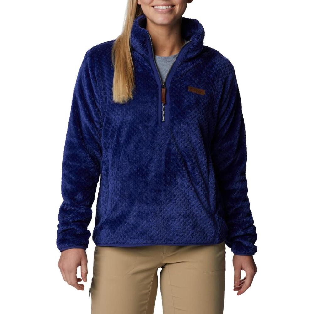 imageColumbia Womens Fire Side Sherpa 14 ZipDark Sapphire