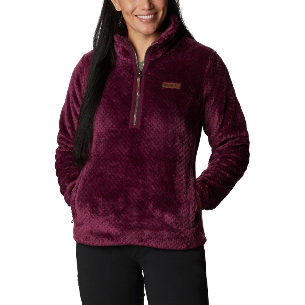 imageColumbia Womens Fire Side Sherpa 14 ZipMarionberry