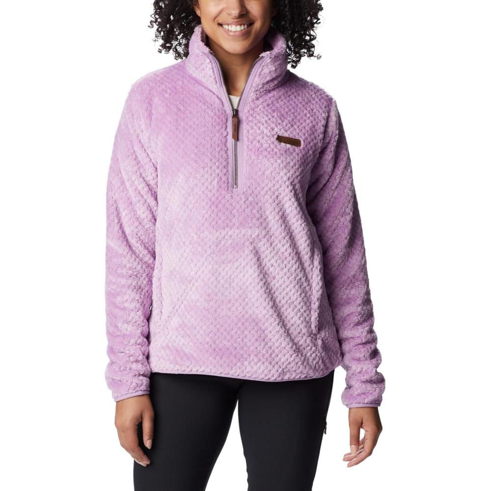 imageColumbia Womens Fire Side Sherpa 14 ZipPurple