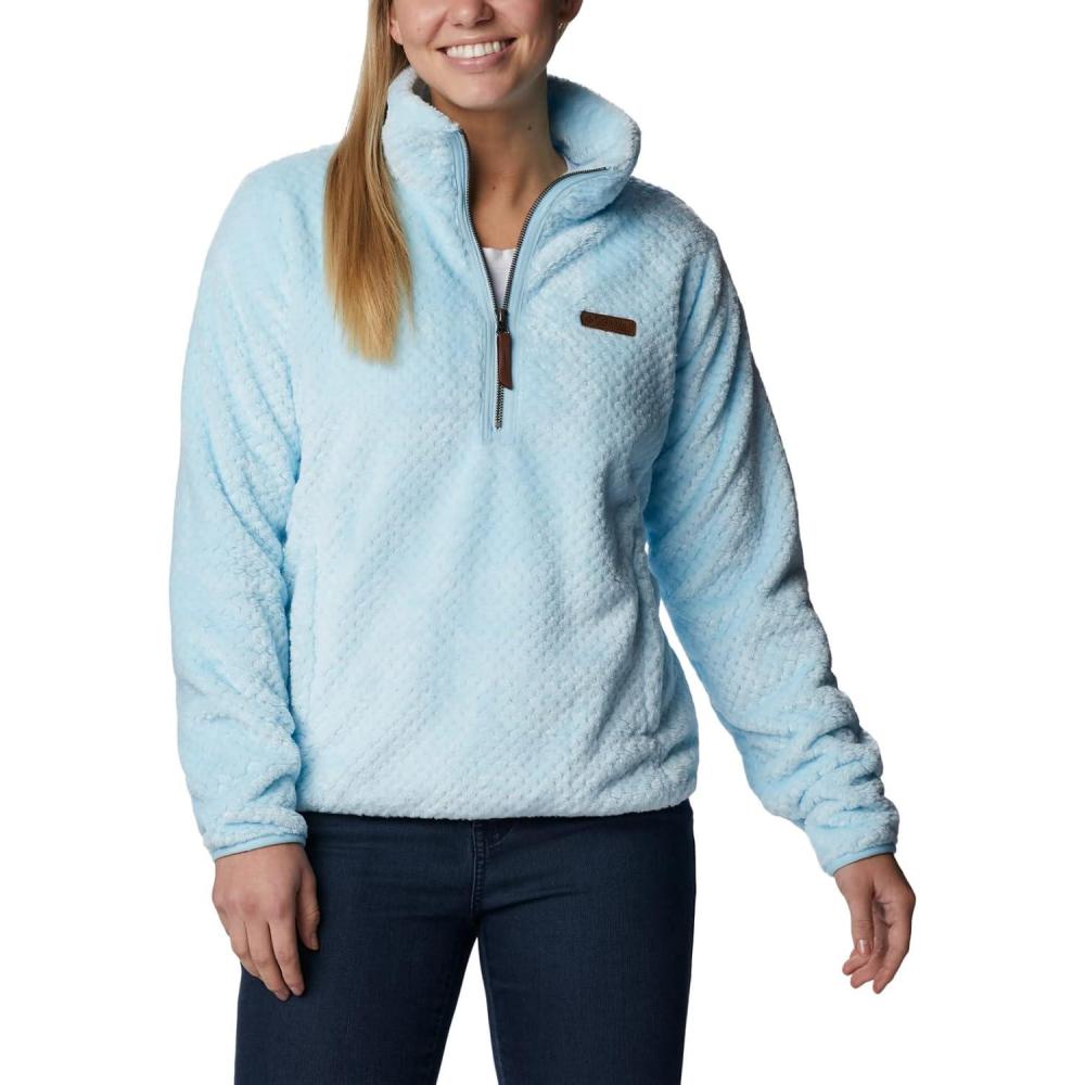 imageColumbia Womens Fire Side Sherpa 14 ZipSpring Blue