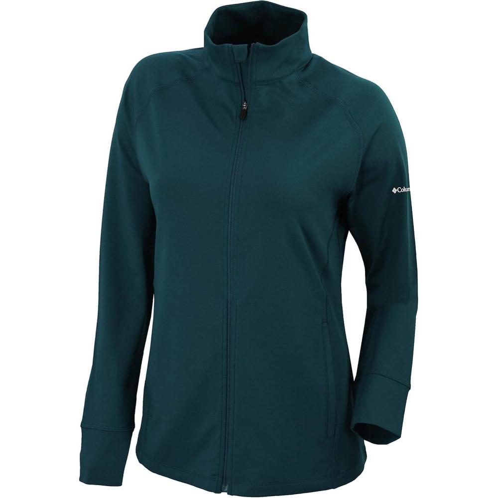 imageColumbia Womens Golf Greenkeeper OMNI WICK Performance Full Zip PulloverDeep Wave