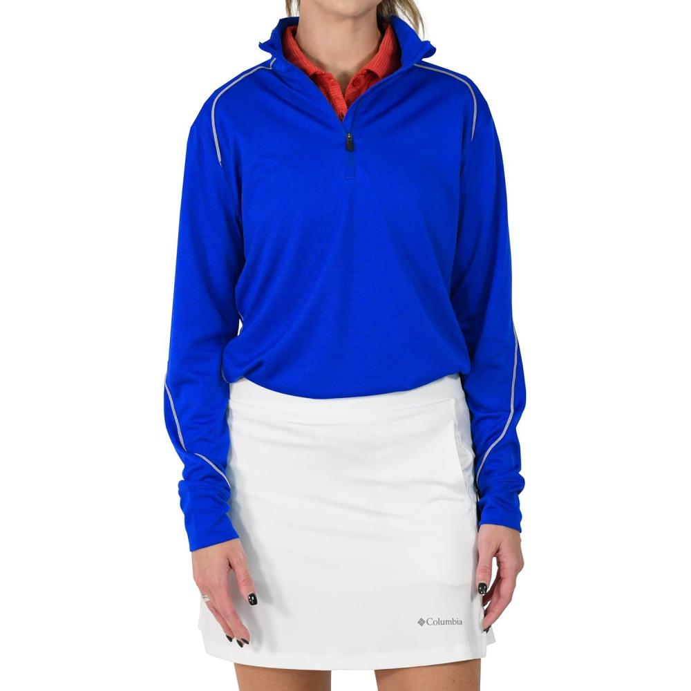 imageColumbia Womens Golf Shotgun 20 Pullover OMNI WICK Breathable Long SleeveAzul