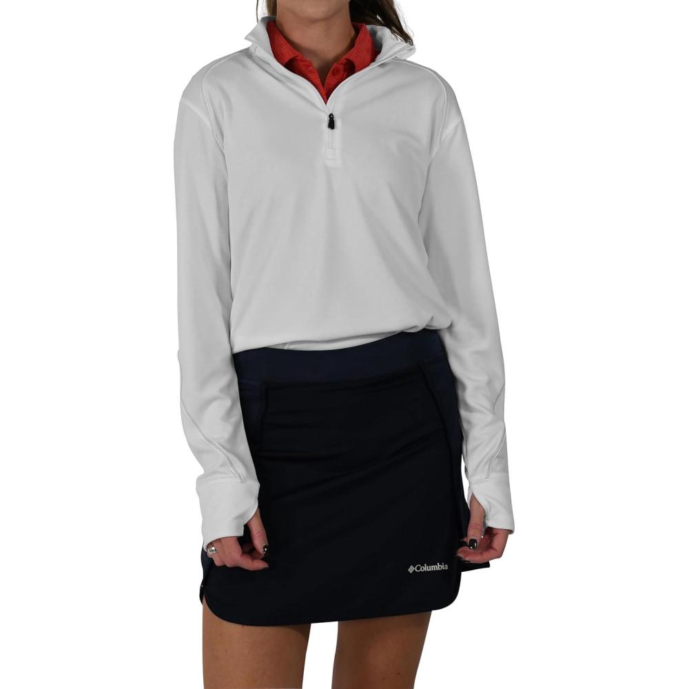 imageColumbia Womens Golf Shotgun 20 Pullover OMNI WICK Breathable Long SleeveWhite