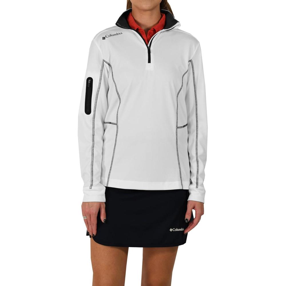 imageColumbia Womens OmniWick Wm Shotgun 14 ZipWhite
