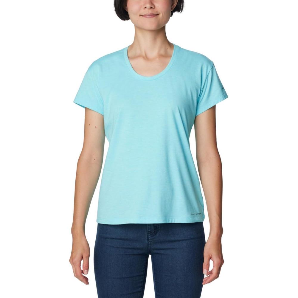 imageColumbia Womens Sun Trek Ss TeeAquamarine Heather