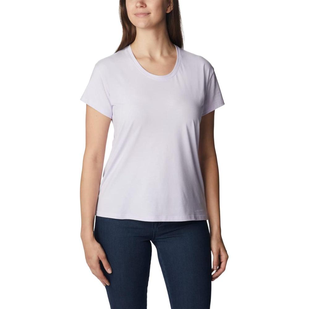 imageColumbia Womens Sun Trek Ss TeePurple Tint Heather