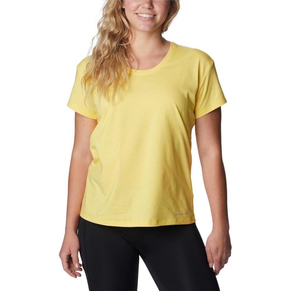 imageColumbia Womens Sun Trek Ss TeeSun Glow Heather