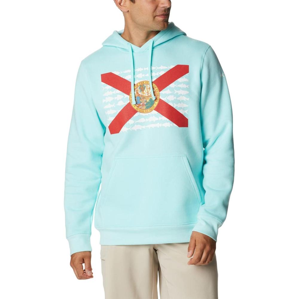 imageColumbia mens Pfg Fish Flag II HoodieGulf StreamFlorida