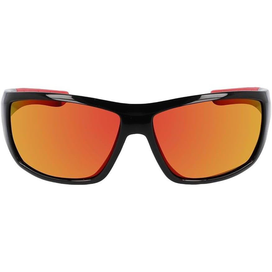 imageColumbia mens Utilizer Wrap SunglassesShiny Black RedRed Revo