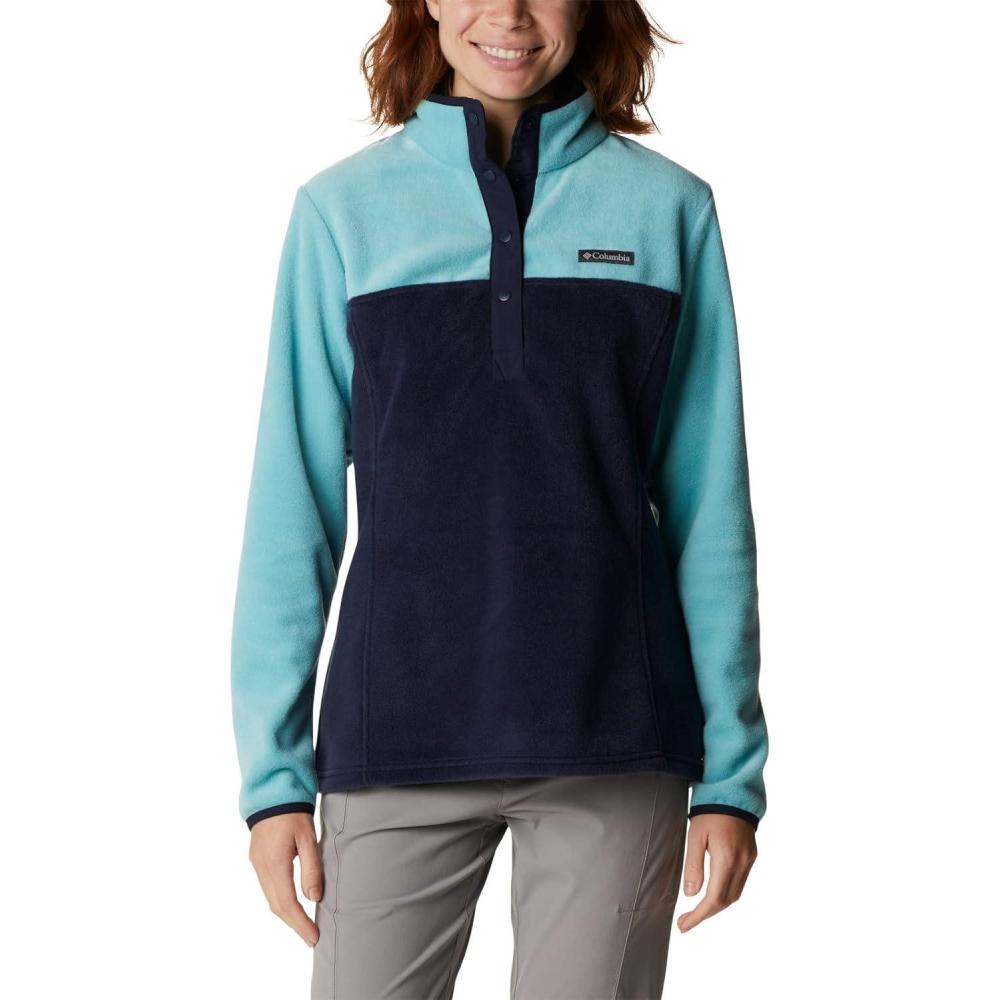 imageColumbia womens Benton Springs 12 Snap PulloverDark NocturnalSea Wave