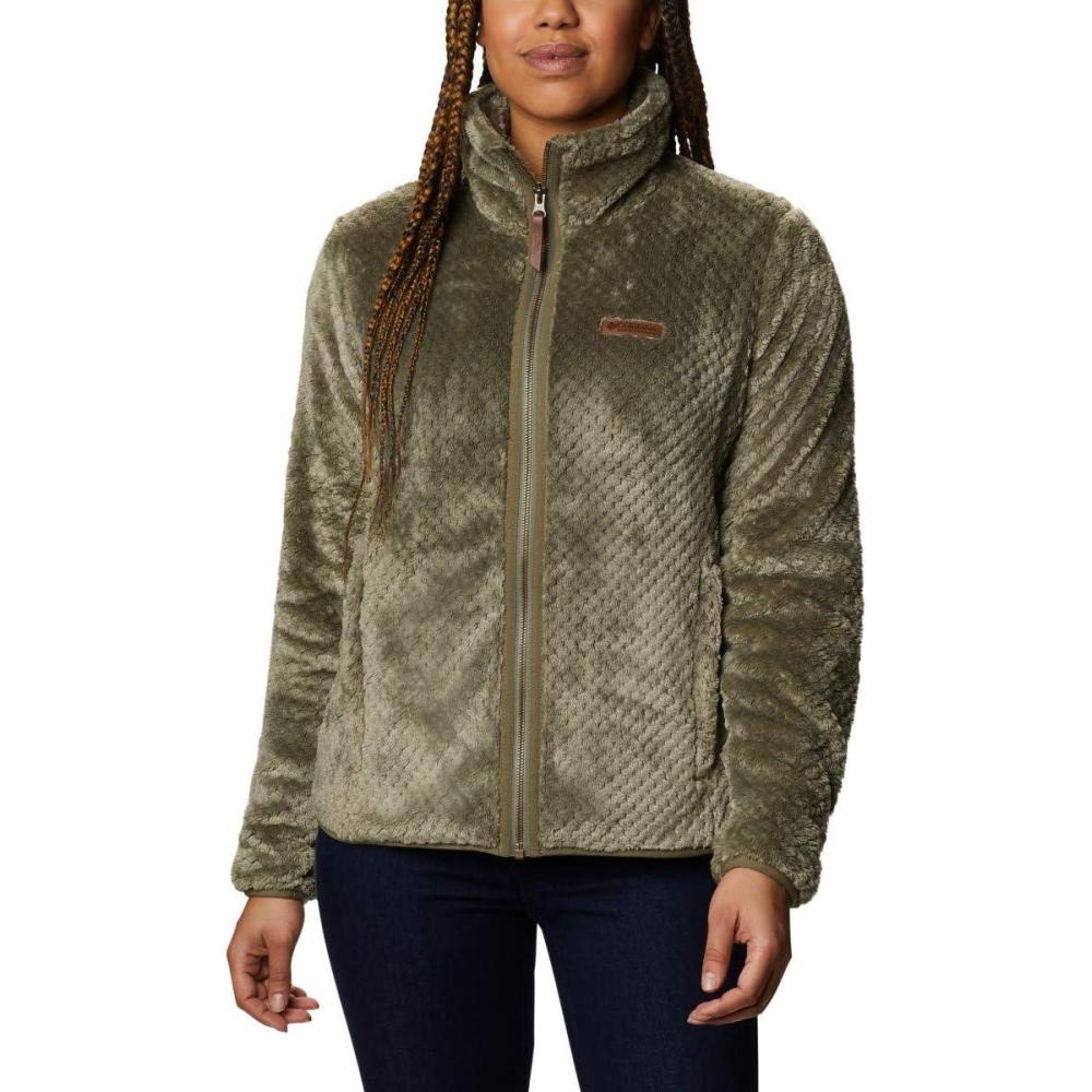 imageColumbia womens Fire Side Ii Sherpa Full ZipStone Green