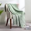 Columbia 50″ x 60″ Cooling Throw Blanket – Soft and Cozy Home Essentials for Bed and Living Room, 80% Nylon / 20% Polyethylene Heathered, 6″ Diamond Quilt 100% Polyester Wicking – Cool Green(Cool Green)