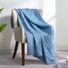 Columbia 50″ x 60″ Cooling Throw Blanket – Soft and Cozy Home Essentials for Bed and Living Room, 80% Nylon / 20% Polyethylene Heathered, 6″ Diamond Quilt 100% Polyester Wicking – Cool Green(Dark Mirage)