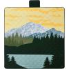 Columbia 72″ x 72″ Lightweight Packable Tote Blanket – Warm & Cozy Outdoor Essentials for Camping, Picnics, and Adventures, 100% Polyester Fill, Waterproof Printed Microfiber – Rodney Steel(Mountain Lake)
