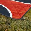 Columbia 72″ x 72″ Lightweight Packable Tote Blanket – Warm & Cozy Outdoor Essentials for Camping, Picnics, and Adventures, 100% Polyester Fill, Waterproof Printed Microfiber – Rodney Steel(Sun Trek)