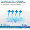 Columbia Comfort Ice Fiber Side Sleeper Down Alternative Bed Pillow with Polyester Fiberfill, Supportive Cooling Double Sided Breathable Cover (Back & Stomach Sleeper, Standard/Queen (Pack of 1))(Back & Stomach Sleeper)