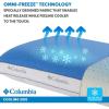 Columbia Cooling Gel Memory Foam Pillow – Comfortable and Supportive with Cooling & Breathable Features – Removable Washable Cover, Queen(King (Pack of 1))