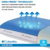 Columbia Cooling Gel Memory Foam Pillow – Comfortable and Supportive with Cooling & Breathable Features – Removable Washable Cover, Queen(Queen)