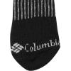 Columbia Cotton Crew – Arch/Ankle Support, Mesh Vent, 3 Pair, M10-13(Black)
