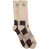 Columbia Cotton Crew – Arch/Ankle Support, Mesh Vent, 3 Pair, M10-13(Brown)