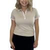Columbia Golf Women’s Omni-Wick Practice Round Polo(Fossil)