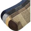 Columbia Men’s 4 Pack Mositure Control Crew Socks(Brown/Blue/Grey/Khaki)