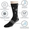 Columbia Men’s 4 Pack Mositure Control Crew Socks(Brown/Khaki)